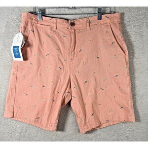 Jachs New York Bleeker 9" Shorts Pink Surfer Men's Size‎ 32 Golf Beach NEW